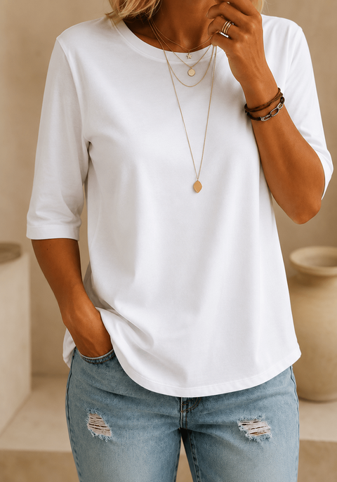 Calvera | Essential Comfort Tee Petite