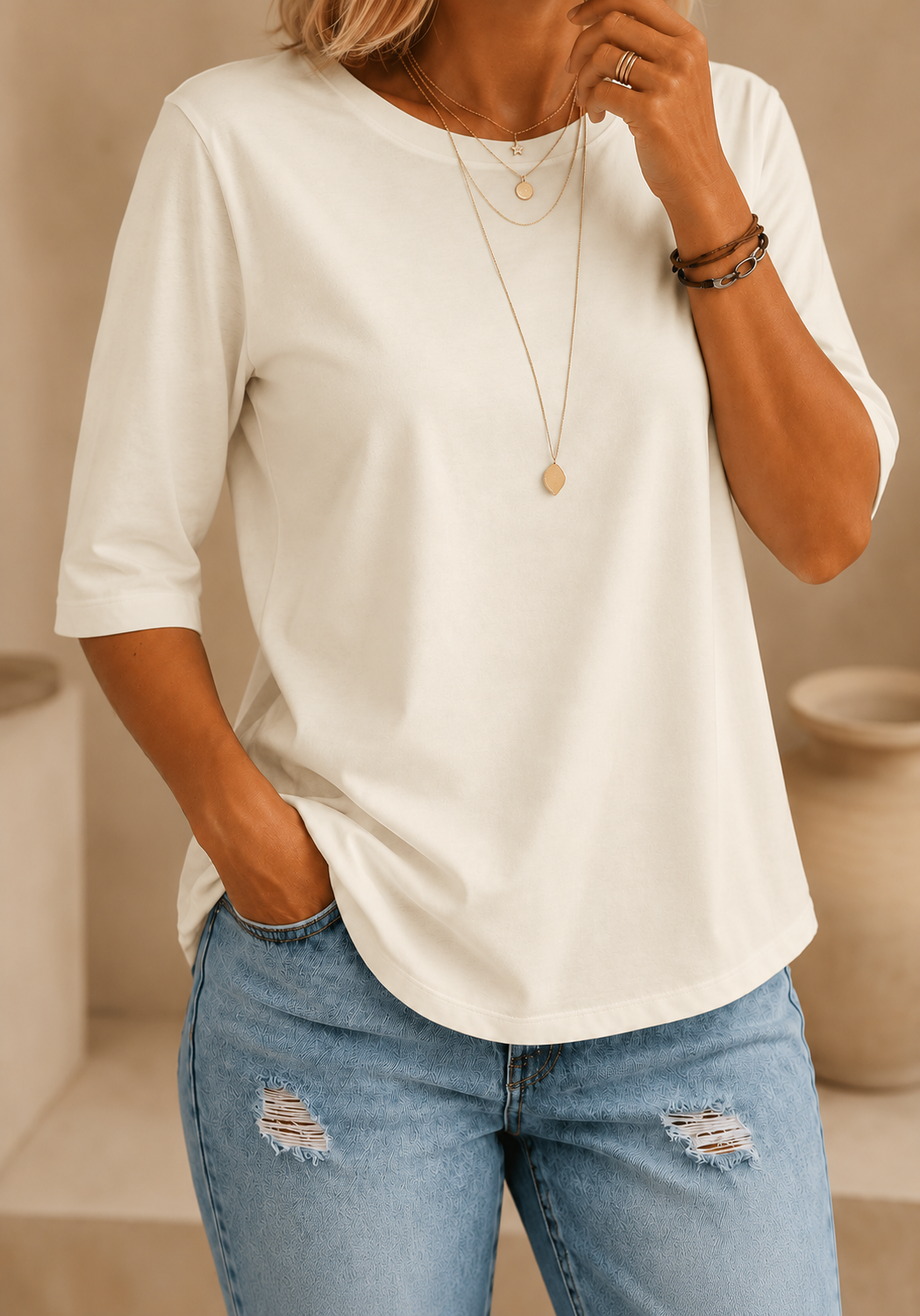 Calvera | Essential Comfort Tee Petite