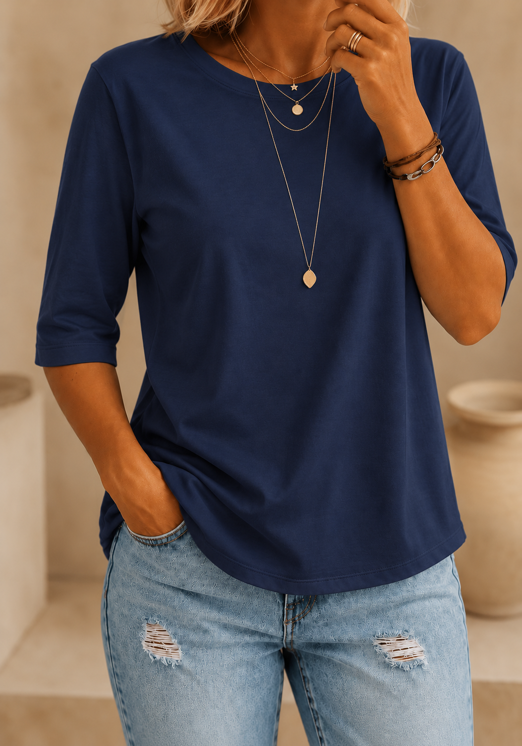 Calvera | Essential Comfort Tee Petite