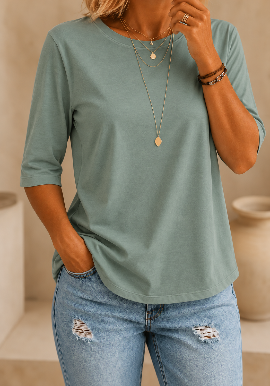 Calvera | Essential Comfort Tee Petite