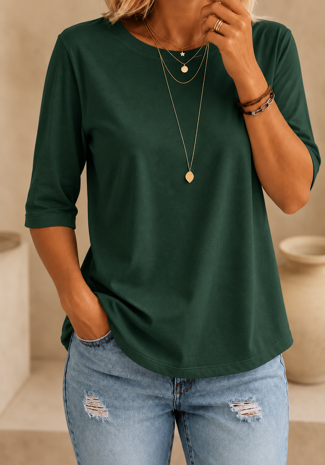 Calvera | Essential Comfort Tee Petite