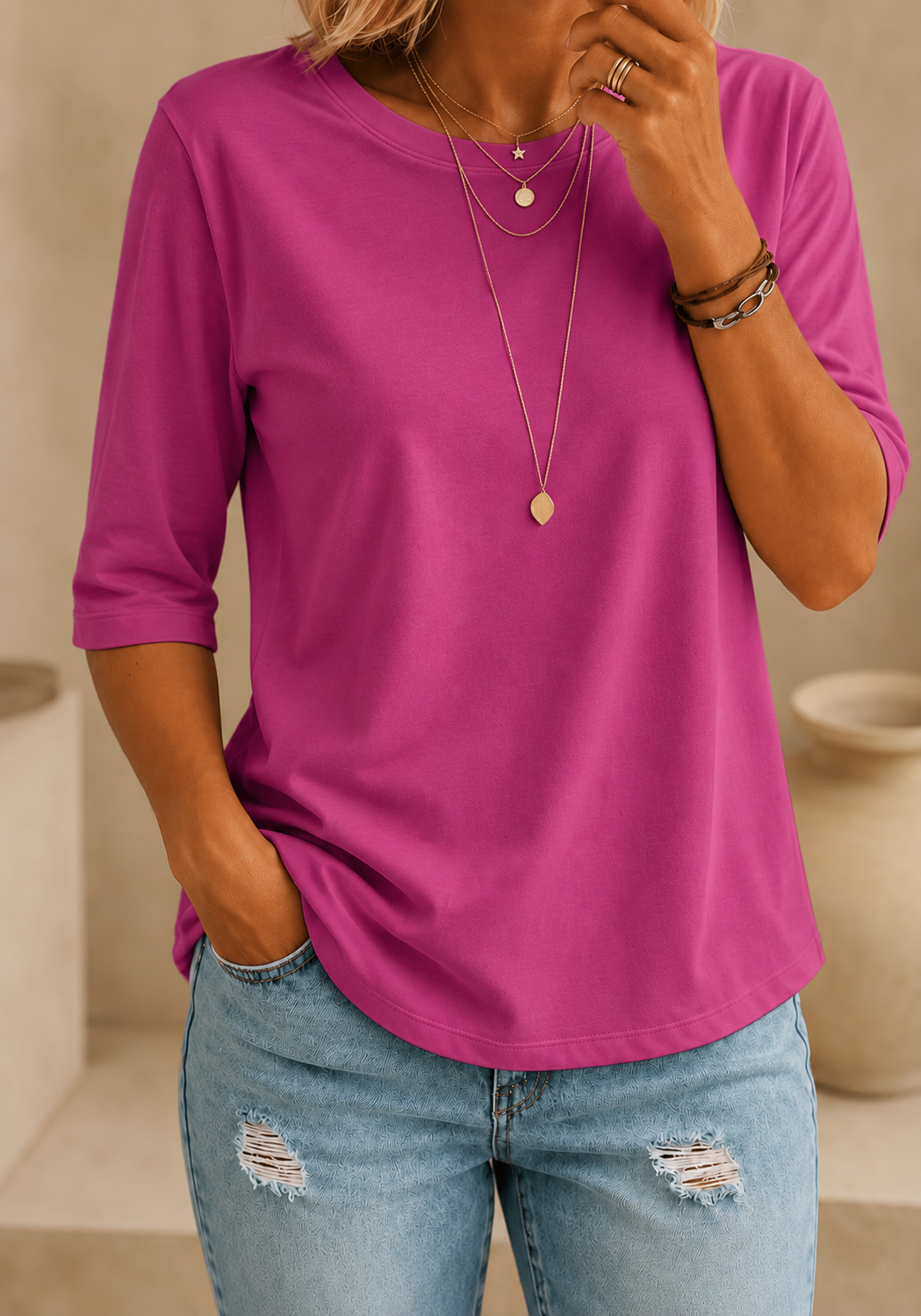 Calvera | Essential Comfort Tee Petite