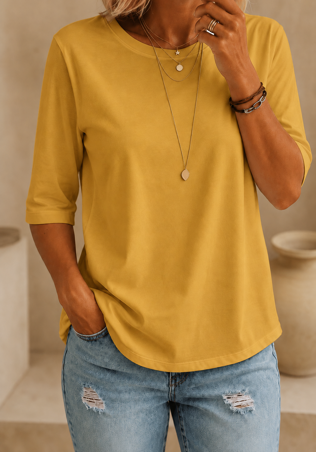 Calvera | Essential Comfort Tee Petite