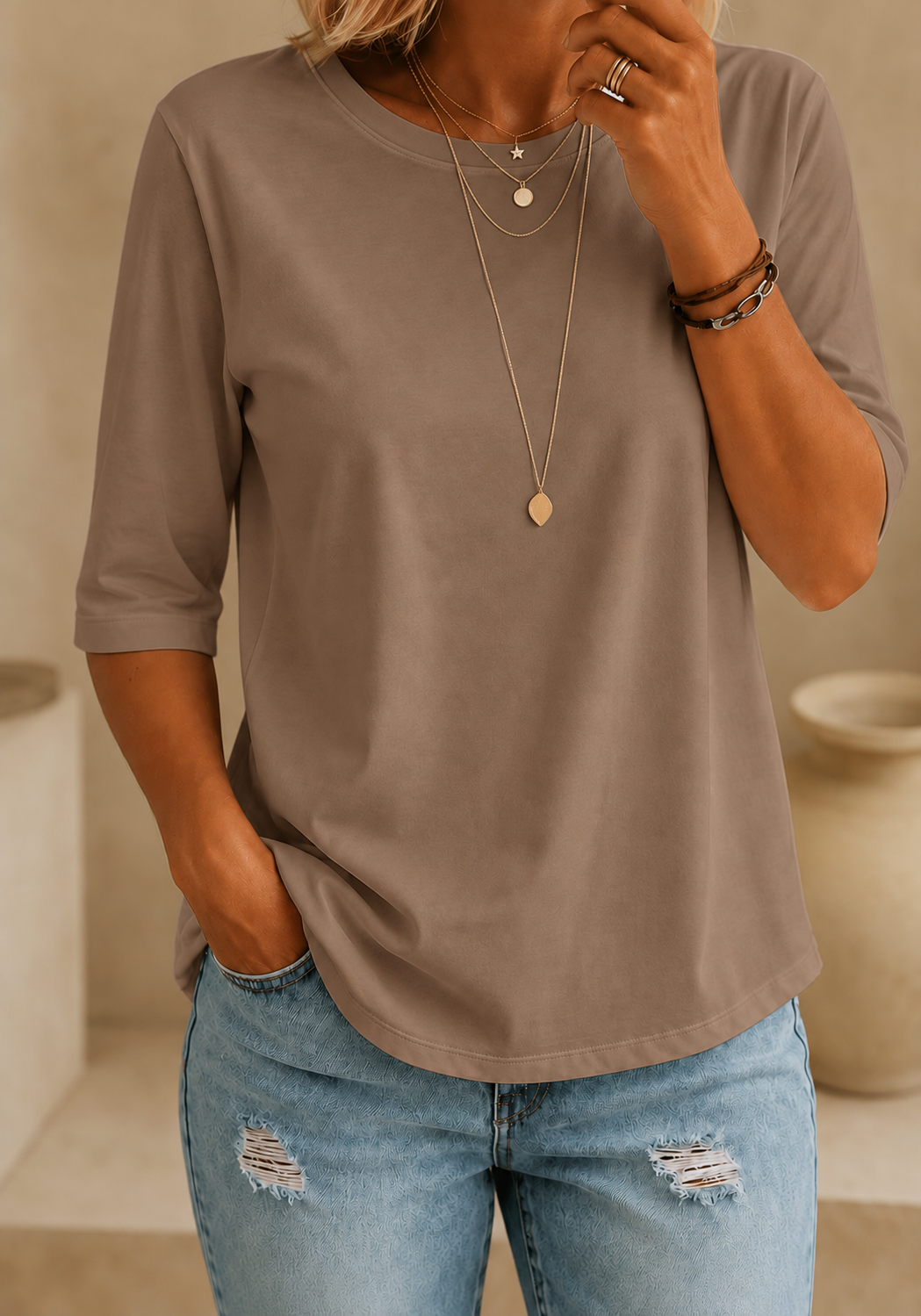 Calvera | Essential Comfort Tee Petite