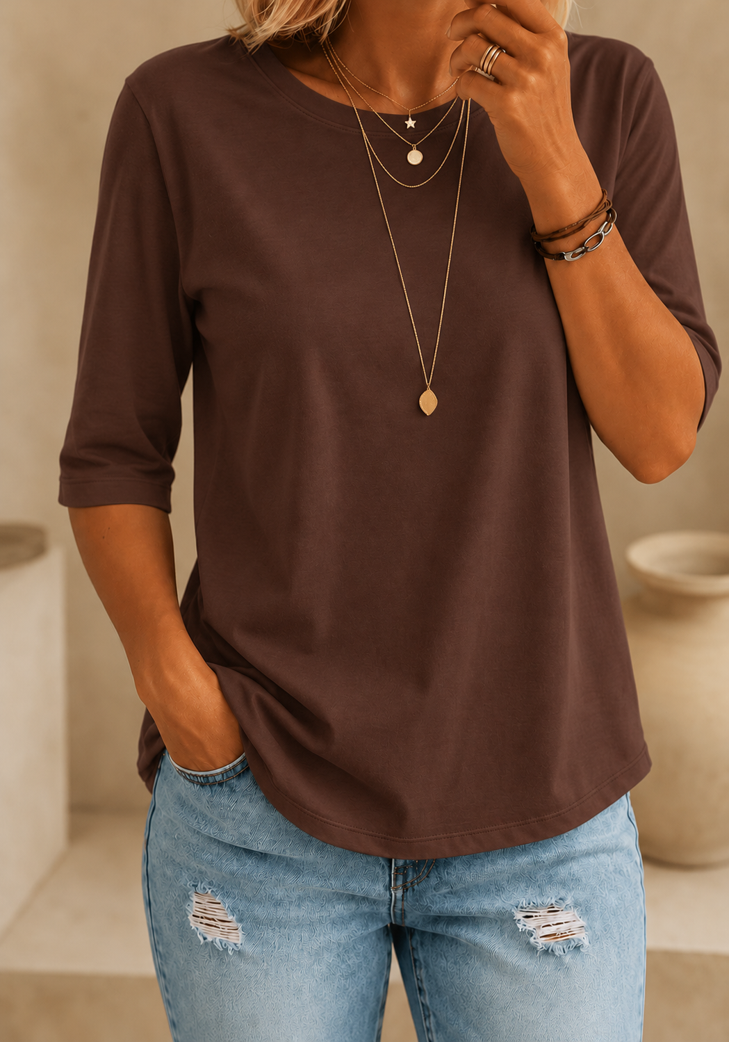 Calvera | Essential Comfort Tee Petite