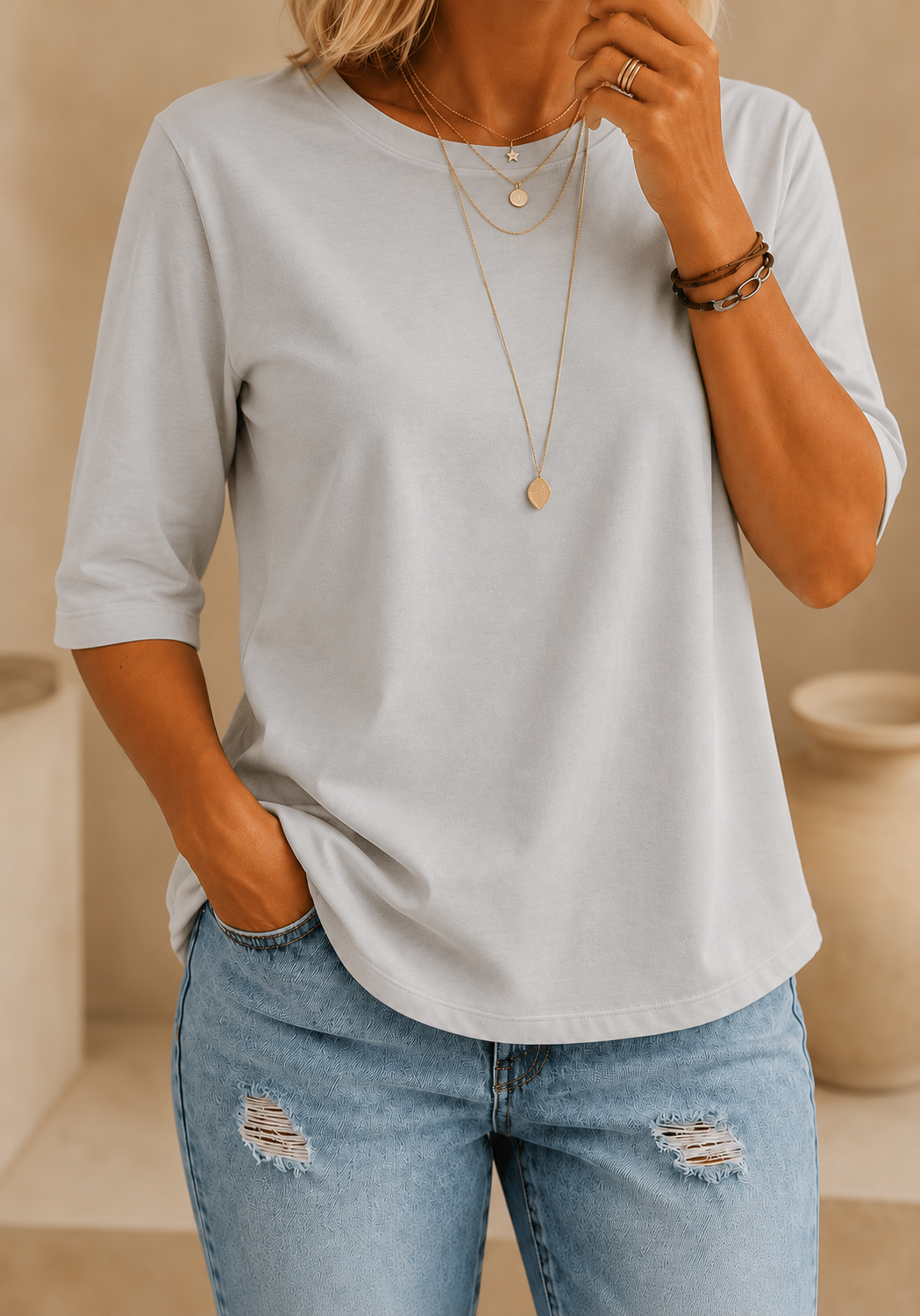 Calvera | Essential Comfort Tee Petite