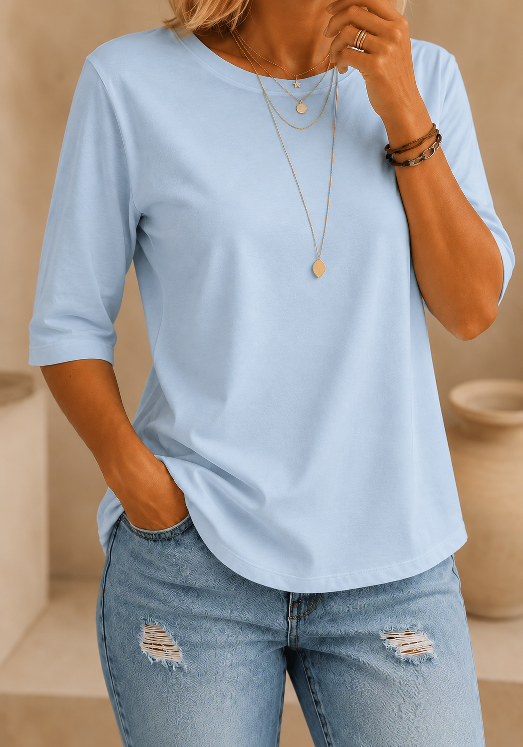 Calvera | Essential Comfort Tee Petite