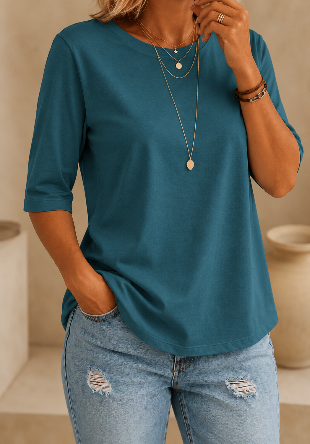 Calvera | Essential Comfort Tee Petite
